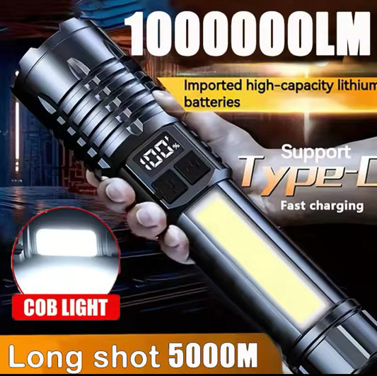 SUPER BRIGHT RECHARGEABLE FLASHLIGHT