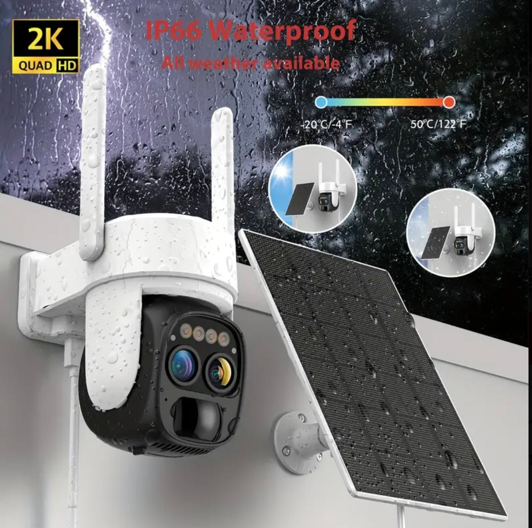 (5 PCS) 360 AUTOMATIC TRACKING SOLAR CAMERAS