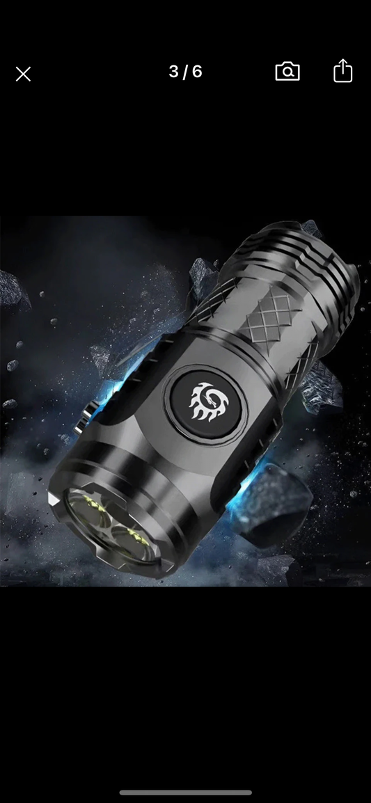 Mini rechargeable flashlight